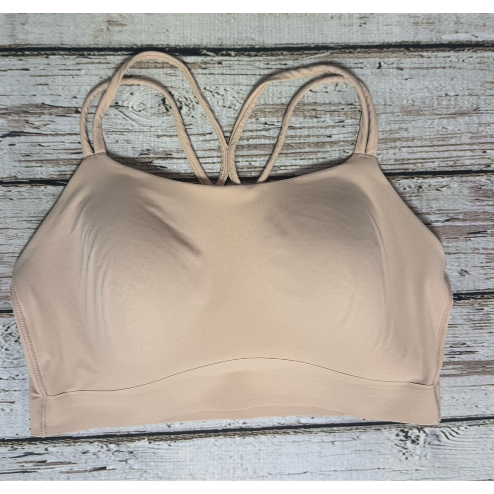 SOMA Racerback Yoga Sports Bra LARGE Light Support Molded Cups Wireless